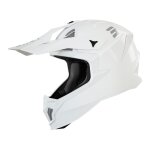 Casque cross shot lite solid 2. 0 blanc brillant (ece 22. 05) - xl