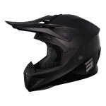 Casque cross shot pulse solid 2. 0 black matt - l
