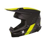 Casque cross shot race camo jaune fluo mat - m