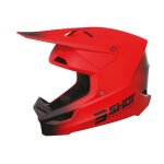 Casque cross shot race draw rouge mat - 2xl