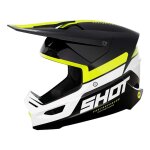 Casque cross shot race iron neon yellow glossy - m