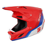 Casque cross shot speed atomic red pearly - xs