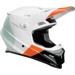Casque cross thor sector mips blanc / orange / rouge - s