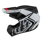 Casque cross troy lee designs gp polyacrylite overload noir / blanc (ece