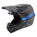 Casque cross troy lee designs se4 carbon speed team noir / gris (ece 22