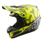 Casque cross troy lee designs se5 composite mips myth jaune fluo - xs