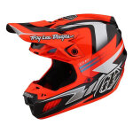 Casque cross troy lee designs se5 composite saber neon orange (ece 22.