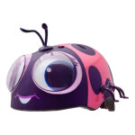 Casque enfant bol c - preme raskullz googly eyes lady buf rouge / noir