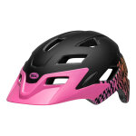 Casque enfant vtt bell sidetrack noir / rose - 47 - 54 cm