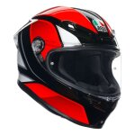 Casque intgral agv k6 s mplk hyphen noir / rouge / blanc - l