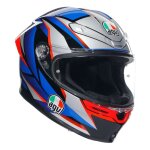 Casque intgral agv k6 s mplk slashcut noir / bleu / rouge - xs