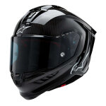 Casque int�gral alpinestars supertech r10 solid black carbon m1g - l