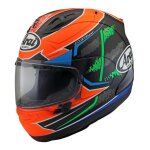 Casque int�gral arai rx - 7v van der mark rouge / bleu / vert / noir - xs