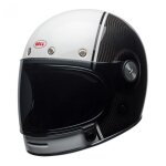 Casque int�gral bell bullitt carbon gloss blanc / carbon pierce - xs