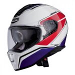 Casque intgral caberg drift tour blanc / rouge / bleu - xl