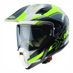 Casque int�gral caberg xtrace spark blanc / anthracite / jaune fluo - s