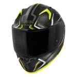 Casque int�gral givi 50. 8 mystical black matt / neon yellow / titanium - l