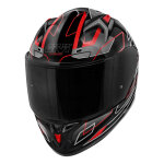 Casque int�gral givi 50. 9 assault black / titanium / red - s