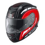 Casque int�gral held brave ii noir / blanc / rouge - m