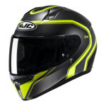 Casque int�gral hjc c10 elie gris / jaune fluo mat - 3xs