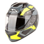 Casque int�gral hjc c10 tins gris / jaune - xs