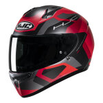 Casque int�gral hjc c10 tins noir / gris / rouge mat - l
