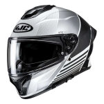 Casque int�gral hjc c71 morix mc5 noir / gris / blanc brillant - s