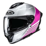 Casque intgral hjc c71 morix mc8 rose / gris / blanc brillant - xs