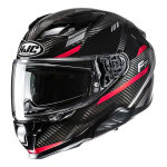 Casque int�gral hjc f71 carbon esira mc1 carbone / noir / rouge brillant -