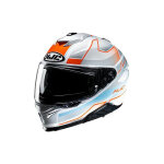 Casque intégral hjc i71 iorix mc27 blanc / gris / orange - 2xs Casque intégral hjc i71 iorix mc27 blanc / gris / orange - 2xs