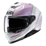 Casque intgral hjc i71 sera blanc / rose / argent - 2xs