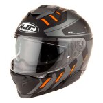 Casque intégral hjc i71 simo noir / gris / orange mat - xs Casque intégral hjc i71 simo noir / gris / orange mat - xs