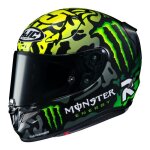 Casque int�gral hjc rpha 11 crutchlow special 1 mc4h vert / jaune - xs