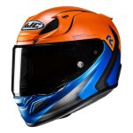 Casque intégral hjc rpha12 kos mc27sf carbone / orange / bleu mat - xs Casque intégral hjc rpha12 kos mc27sf carbone / orange / bleu mat - xs