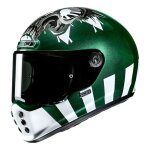 Casque intégral hjc v10 crania mc4 vert / blanc brillant - xs Casque intégral hjc v10 crania mc4 vert / blanc brillant - xs