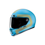 Casque int�gral hjc v10 foni mc27 bleu / orange - m