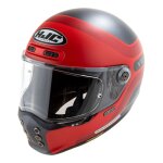 Casque intégral hjc v10 grape noir / rouge mat - xs Casque intégral hjc v10 grape noir / rouge mat - xs