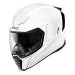 Casque int�gral icon airflite gloss blanc - 3xl