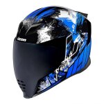 Casque int�gral icon airflite stim bleu - 3xl