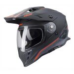 Casque int�gral kenny explorer mat noir / orange - m