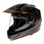Casque int�gral kenny extreme noir / orange fluo - xs
