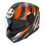 Casque int�gral nolan n80 - 8 decurio 367 gris / noir / orange brillant - m