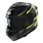 Casque int�gral nolan n80 - 8 fervo 354 noir / anthracite / vert m�tal - m