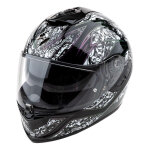 Casque int�gral scorpion exo - 1400 evo ii air fantasy noir / blanc - s