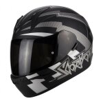 Casque int�gral scorpion exo - 390 patriot noir mat / argent - xs