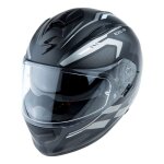Casque int�gral scorpion exo - 491 kripta noir mat / argent - s