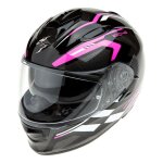 Casque int�gral scorpion exo - 491 kripta noir / rose / blanc - m