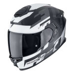 Casque int�gral scorpion exo - gt sp air tornado matt black / silver - xl