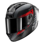 Casque int�gral shark aeron moto gp carbon / anthracite / red - s
