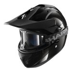 Casque int�gral shark explore - r carbon skin carbone / argent / noir - xs